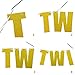 Fecedy Letters Twinkle Twinkle Little Star Glittery Gold Garland for birthday party,baby shower party (Gold)