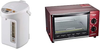 Amazon セット買い 象印 電気ポット 3 0l 優湯生 省エネ 保温設定 ホワイト Cv Ty30 Wa 象印 オーブントースター こんがり倶楽部 80 250 温度調整機能付き メタリックレッド Et Wm22 Rm 象印マホービン Zojirushi ホーム キッチン