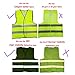 zojo High Visibility Reflective Vests,Adjustable (10 Packs, Neon Yellow)