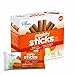 Plum Organics Mighty Sticks, Organic Toddler Snack, Apple Carrot, 0.35 ounce bars, 6 count cartons (Pack of 8)
