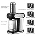 Spiralizer Vegetable Slicer, Aicok Electric Vegetable Spiralizer with 4 blades, Perfect for Zucchini, Noodles, Salad and Carrots, Stainless Steel Spiral Slicer, 100W
