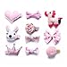 KOONY Baby Girls Hair Clips Hair Bow Barrettes Alligator Clips Hair Accessories (PinkA)