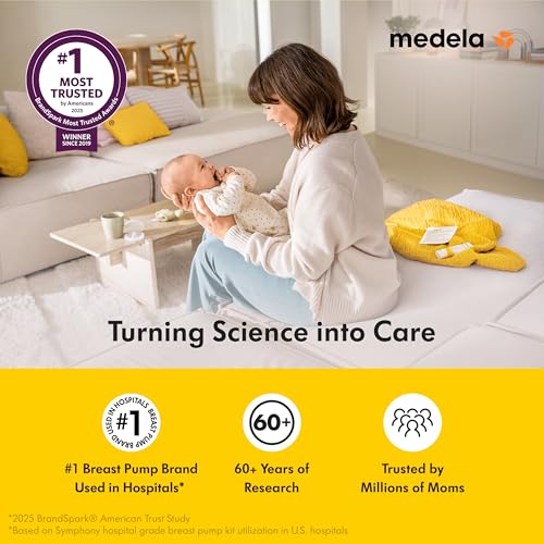 MEDELA HARMONY MANUAL BREAST PUMP, COMPACT SWISS DESIGN WITH PERSONALFIT FLEX SHIELDS AND MEDELA’S 2-PHASE EXPRESSION TECHNOLOGY