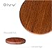 Wood Wireless Charger, QIVV Wireless Charging Pad Qi Wireless Charger for Samsung S6 / S6 Edge / Edge+, Note 5, Nexus 4 / 5 / 6 /7, Nokia Lumia 920, LG Optimus Vu2, HTC 8X and All Qi-Enabled Devices