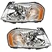 2001-2002-2003-2004 Mazda Tribute Headlight Headlamp Halogen Composite Front Head Lamp Light Pair Set Left Driver AND Right Passenger Side (01 02 03 04)