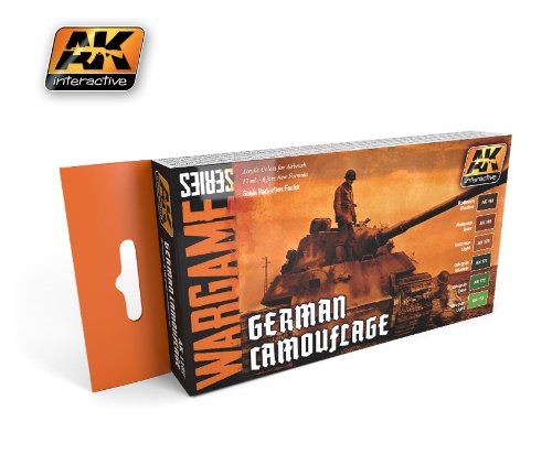 Ak Interactive German Camouflage Wargame Set Ak 1167