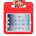 NEWSTYLE Apple iPad 2 3 4 Shockproof Case Light Weight Kids Case Super Protection Cover Handle Stand Case For Kids Children For Apple iPad 4, iPad 3 & iPad 2 2nd 3rd 4th Generation (Red)