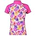 TFJH E Swimsuit for Girls UV 50+ Sun Protection Bikini Swimwear Short Sleeve Flower 140/146