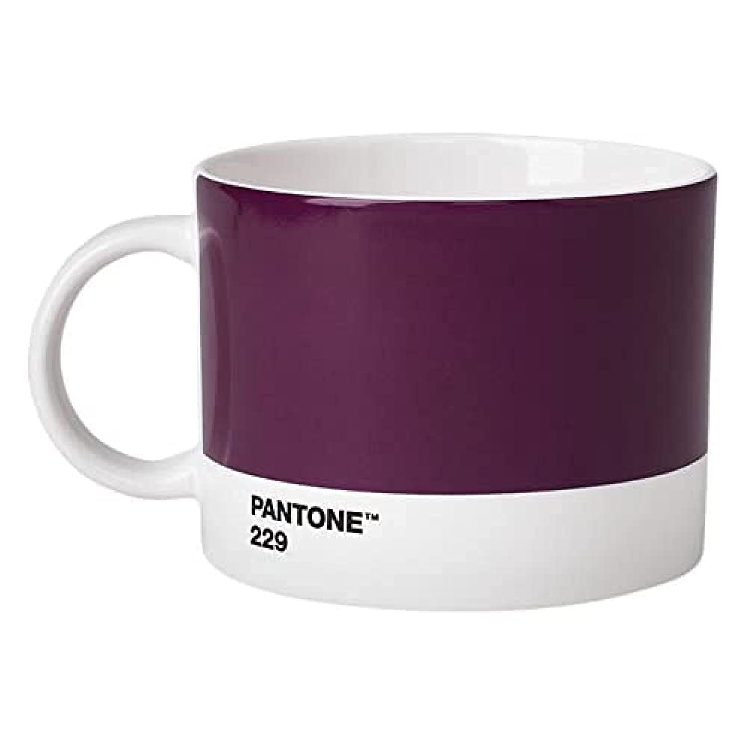 Copenhagen Design Pantone Cup, Tea/Coffee Mug, fine China (Ceramic), 475 ml, Aubergine, 229 C, Purple, one Size