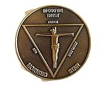 LUCIFER (TV Show) Lucifer Morningstar Bronze-Tone Inspired Pentecostal Round Metal Coin