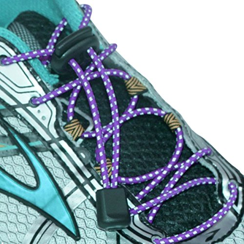No Tie Shoelaces by Lemon Hero - Best Reflective Colors. Our Elastic Stretchy Locking Shoe Laces Fit Shoes and Boots