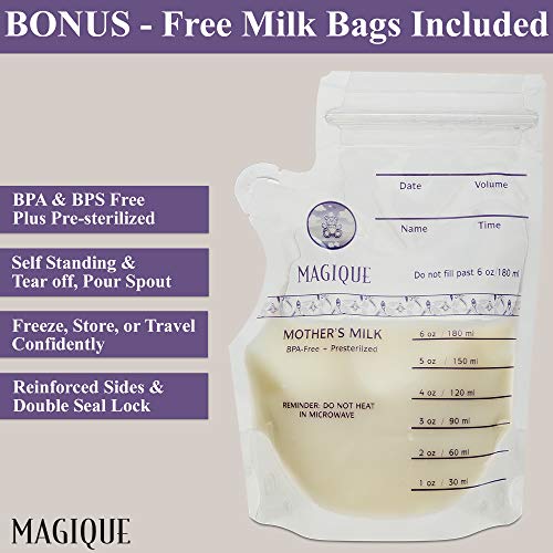 Breastfeeding Nursing Pads - Ultra Ever Dry, Disposable Breast Pad - Breast Feeding Bra Pads with Adhesive Strips - Thin Bra Liner Pad - Magique NursingMom Ultra, 1 Pack of 60 (60 Count) - Thumbnail 3