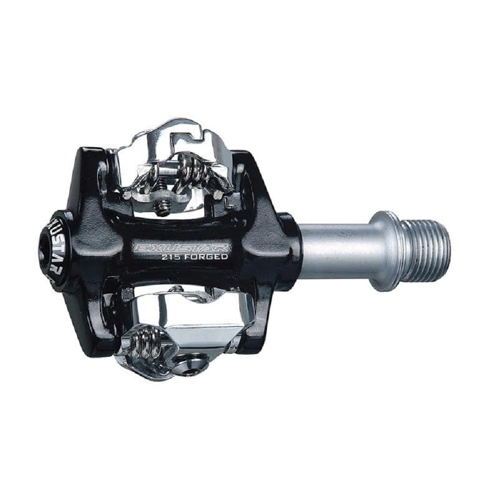 EXUSTAR MTB E-PM215 Pedal 81x55mm in Aluminium Black - CR-