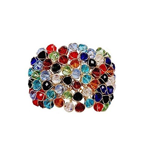 jdx multicolor crystal bracelet for women and girls _adjustable