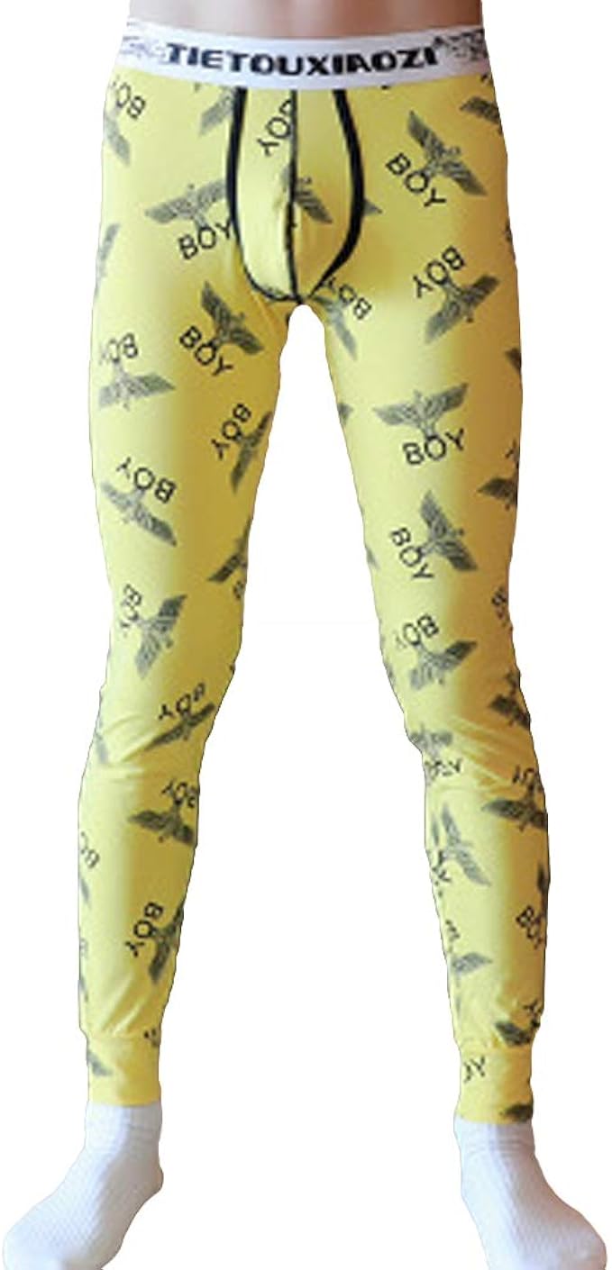 Amazon Zuomaメンズ インナー ズボン下 ステテコ 下着 サーマル下着 防寒肌着 秋冬着用 花柄プリント ストレッチ ロングタイツ 防寒インナー 長ズボン 保温インナー ズボン下 ステテコ 通販