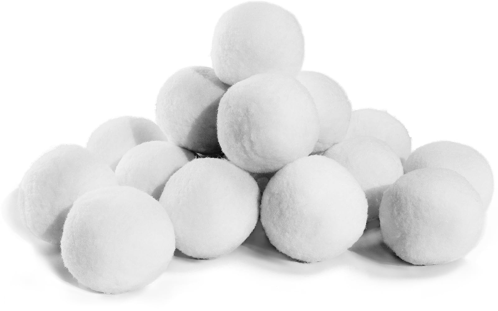 Photo 1 of 20 Packs Snow Toy Balls for Fights Indoor Soft Plush Fake Snow Balls Kids Toys Artificial Cotton White Snow Ball Party Supplies for Parent Child and Decorations for Christmas Tree (5 CM/1.97 IN)