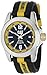 CAT Men's YA14163134 Big Twist Black Analog Dial with a Black and Yellow Nylon Strap Watch