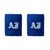 AJ Styles WWE Authentic Logo Wristbands Set of 2 New