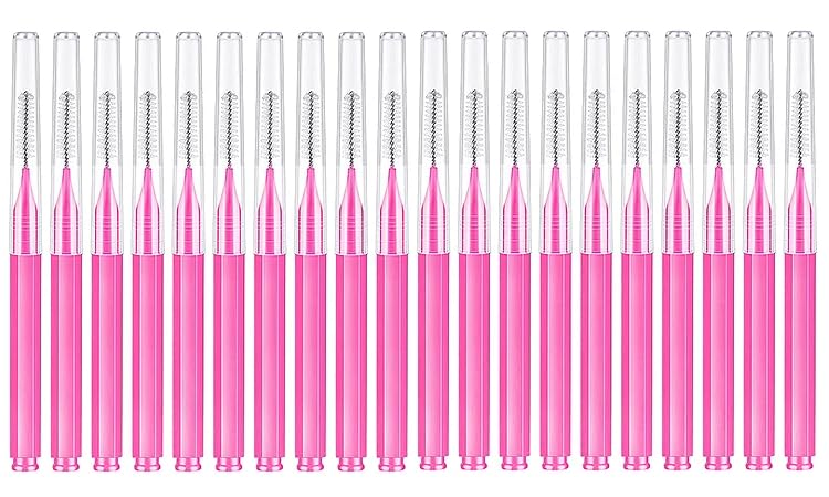 Brow Lamination Combs Brushes Disposable Brow combs wands Brow Lifting Lash Lift mini brushes (Pack of 20)