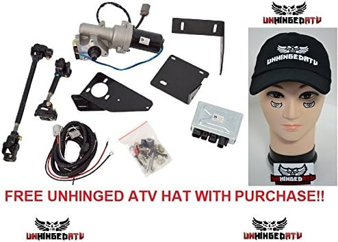 Bundle 2 items: Slasher Products Polaris RZR 570 / 800 WATERPROOF Power Steering Kit and Free Unhinged ATV Hat!!