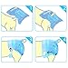 Pet disposable dog diaper Jeans style puppy female dog diapers (3 pack,24pcs) (XS)