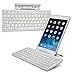 Cooper Cases(TM) K2000 Sony Xperia Z4 Tablet LTE / WiFi Bluetooth Keyboard Dock in White (US English QWERTY Keyboard, Built-in Viewing Stand, Android / iOS / Windows compatible)