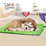 IB-SOUND Heating Pads for pets, Warming Dog Beds Pet Mat with Chew Resistant Cord Soft Removable Cover