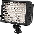 NEEWER 160 LED CN-160 Dimmable Ultra High Power Panel Digital Camera / Camcorder Video Light, LED Light for Canon, Nikon, Pentax, Panasonic,SONY, Samsung and Olympus Digital SLR Cameras