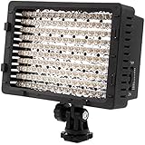NEEWER 160 LED CN-160 Dimmable Ultra High Power Panel Digital Camera / Camcorder Video Light, LED Light for Canon, Nikon, Pentax, Panasonic,SONY, Samsung and Olympus Digital SLR Cameras