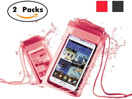MOJA® New Package Universal Waterproof Underwater Pouch/sleeve Dry Cases For Touchscreen devices up to 5.5" Wallet Cameras Passports