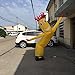 HI SUYI 20ft Advertising Inflatable Tube Men Blow Up Giant Waving Arm Fly Puppet Christmas Decorative Signs for Business Store Party (No Blower)