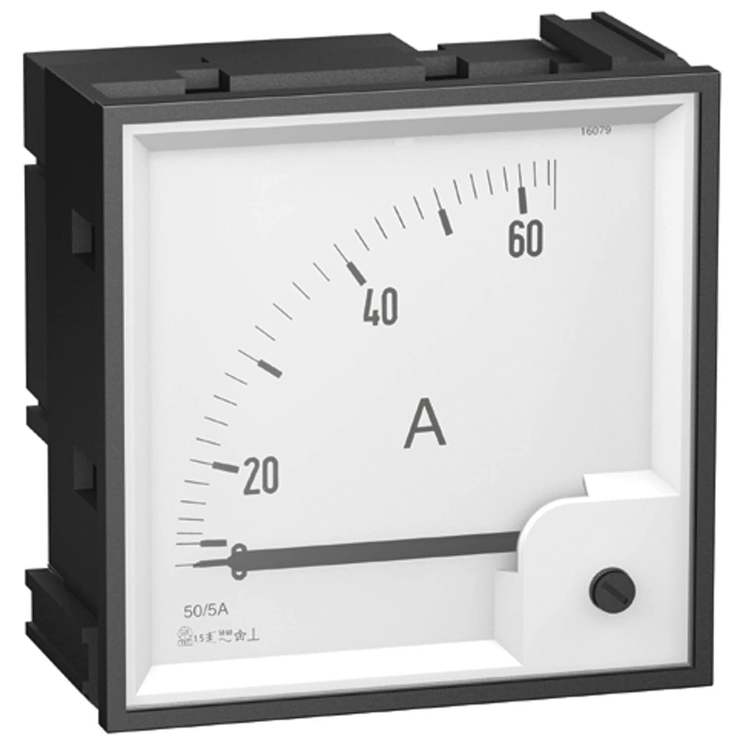 Schneider Electric 16012 Ammeter Dial 1, 5in for TC400/5A, White