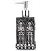Skull Design Dark Style Refillable Hand Soap Dispenser Liquid Pump for Kitchen Bathroom Home Hotel Office Design by NPL Halloween Gravely Scary Spooky Fantasy