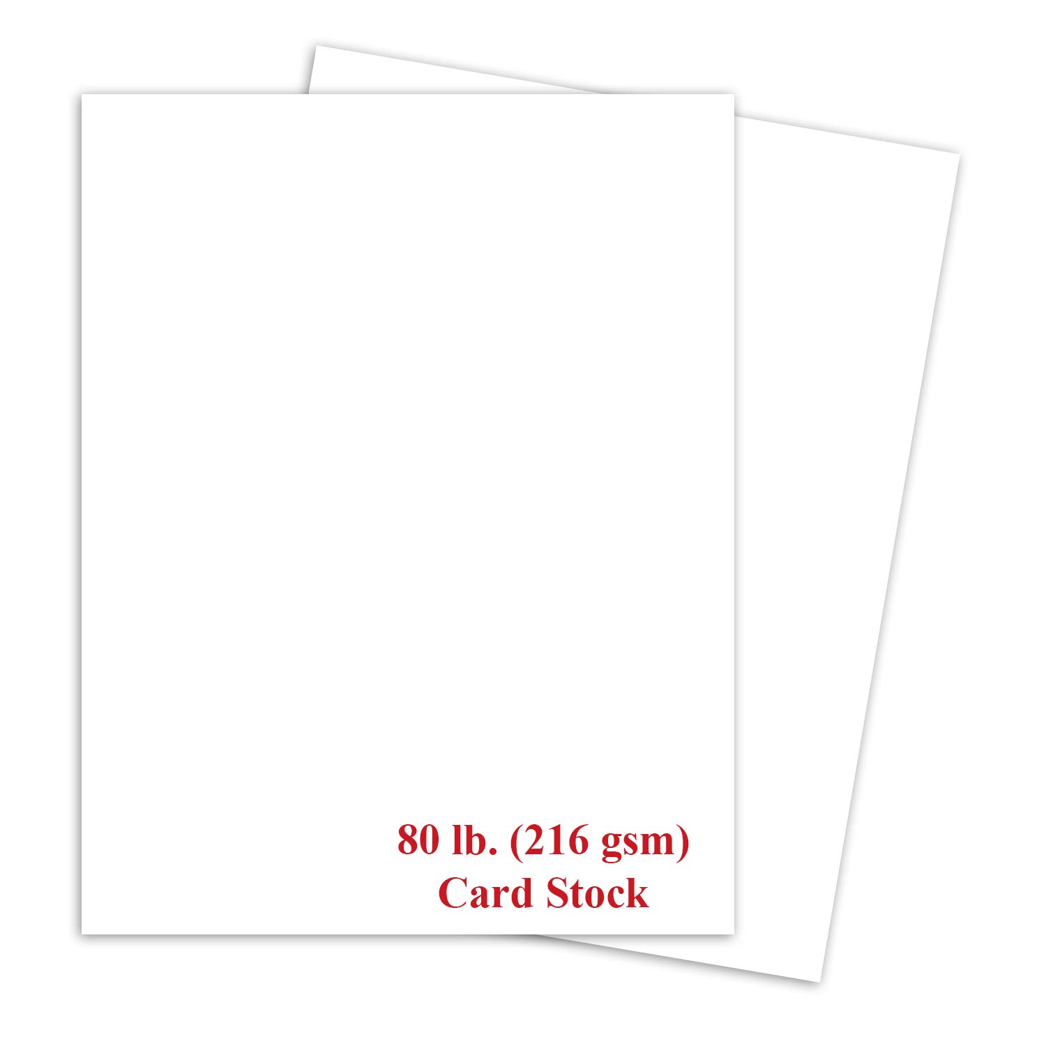 White Thick Paper Cardstock for Brochure, Invitations, Stationary