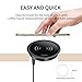 10W Desk Wireless Charger Desktop Charger Charging Station Mounts on the 2.7''/2.4'' Office Tables Desk Grommet Hole for iPhone X / 8 Plus / amsung Note 8 S8 All Qi-Enable Devices - Black