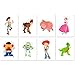 Toy Story Wall Art, Woody and Buzz Lightyear Posters, Colorful Toy Story Room Decor, Nursery and Bedroom Decorations, Movie Prints - Unframed Set of 8 (8x10