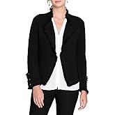 NIC+Zoe Womens Fringe Mix Jacket