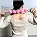 LILUOE Fascia and Cellulite Blaster Remover Muscle Roller with 5 Balls Fat Blaster Stick (Pink)