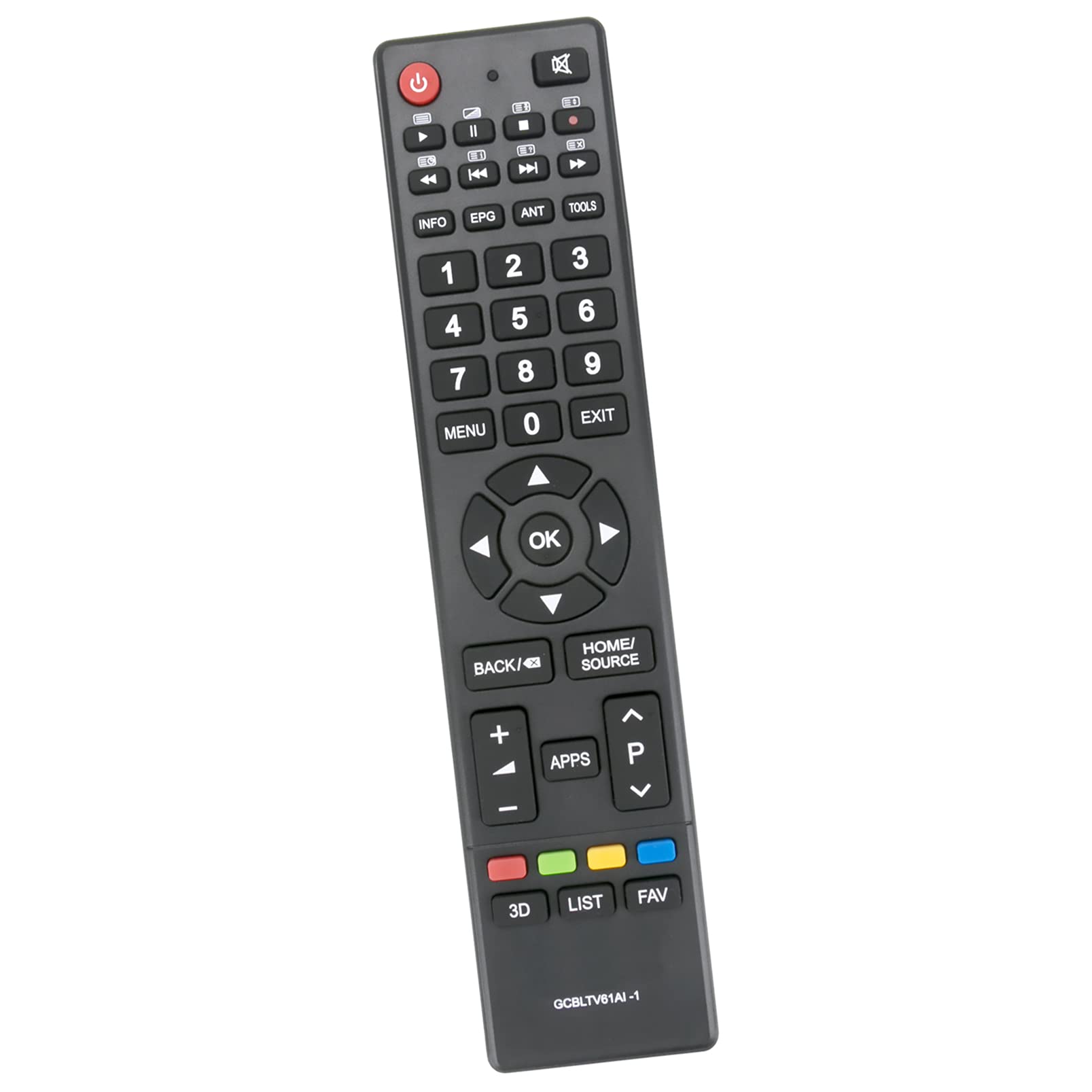 ALLIMITY GCBLTV61-AI Remote Control Replace fit for Changhong TV LED40D1100 UHD42C5600ISX2 LED40D3000 GCBLTV61AI LED50D3000 LED32D2200H LED40D3000ISX LED55D3000ISX UHD55D5000ISX UHD55E6600ISX2