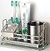 Stainless Steel Toothbrush Holder Stands Toothpaste Cup Storage Bathroom by STAFIX
