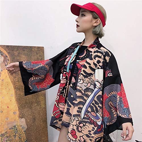 Kimono Cardigan Blouse Shirt Beach Kimonos Woman Cosplay Yukata OBI Japanese Komono Kk2451,1,One Size