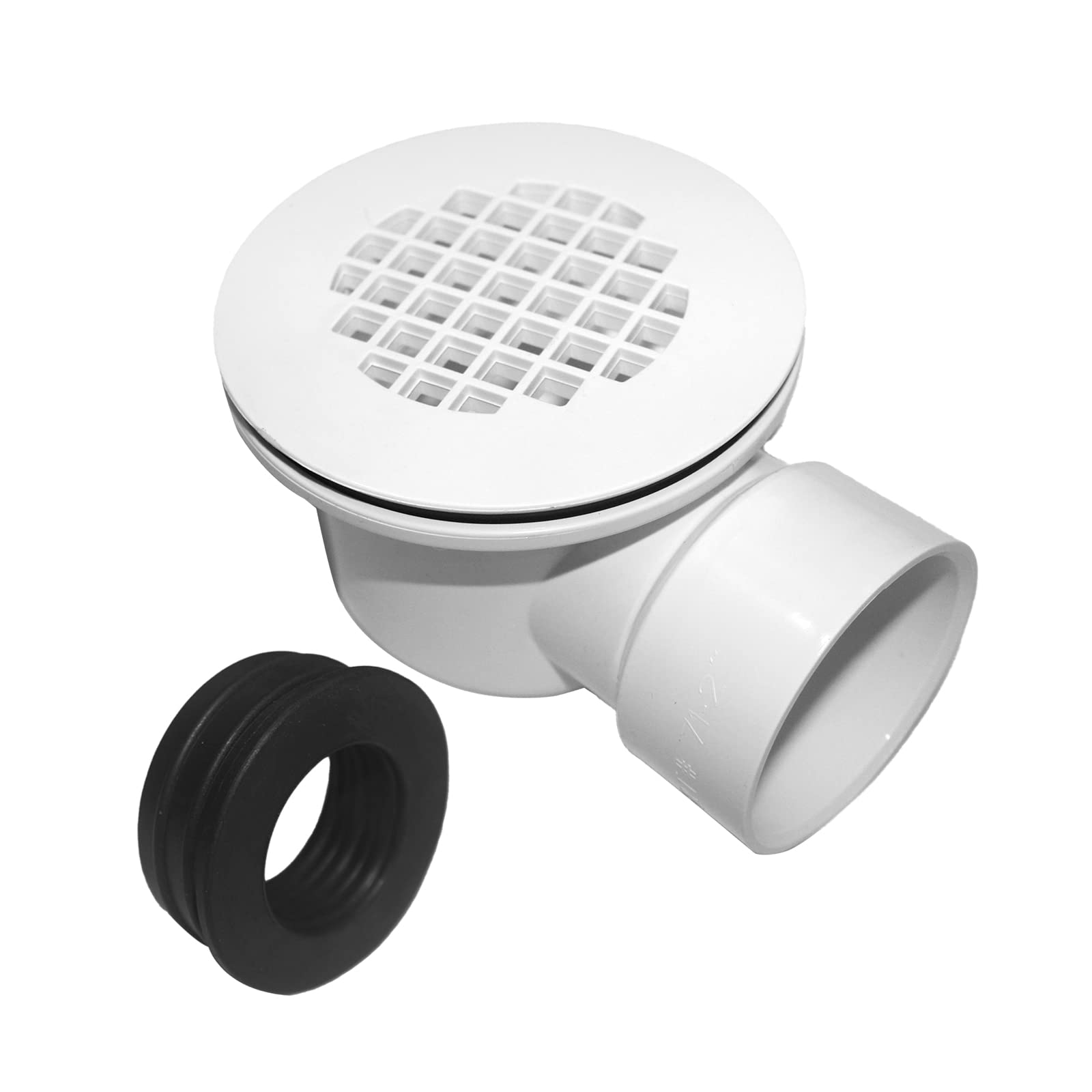 Photo 1 of PVC 2''Side Outlet Drain Assembly?for Low Profile Shower Drain Trap and Shower Base Drain.