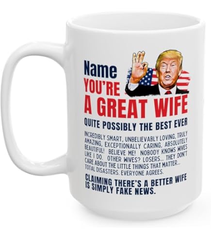 Trump Mimi Tasse à Café Humoristique En Céramique Pour Grand