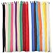 OTRMAX 20Inch Nylon Invisible Zippers/Conceal Zippers/Sewing Zippers Garment Sewing Accessories, Set of 40pcs (20 Colors, 2pcs Each Color)