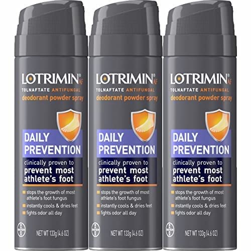 Lotrimin AF Athlete's Foot Daily Prevention Deodorant Powder Spray