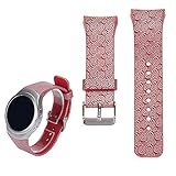 Feskio For Samsung Gear S2 SM-R720/R730 Replacement Watch Band Accessory Soft Silicone Colourful Sport Wristband Strap Band Bracelet Common Design for Samsung Galaxy Gear S2 SM-720/SM-730 Smartwatch