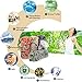 Huanlemai 4-Pack x 250g Natural Activated Moso-Bamboo Charcoal Air Purifying Bags, Fragrance Free, Odor Eliminator, Moisture Absorber Air Freshener Bag for Home, Kitchen, Closet, Car
