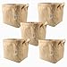 CASOLLY 7 Gallon 5 Bags Brown Grow Bags w/Velcro Plant Potsthumb 3