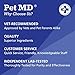 Pet MD Otic Advanced Cat & Dog Ear Cleaner - Effective Against Otitis Externa, Ear Infections Caused by Mites, Yeast, Itching & Odor - Apple Kiwi Scent - 8oz