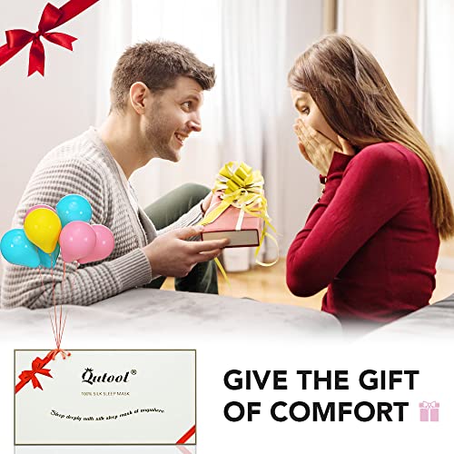 Silk Sleep Mask for Women Men Eye mask for Sleeping 100% Real Natural Pure Silk 2 Pack Black and Pink Sleep Masks with Adjustable Strap Eye Sleep Shade Cover Blocks Light Reduces Puffy for Gift